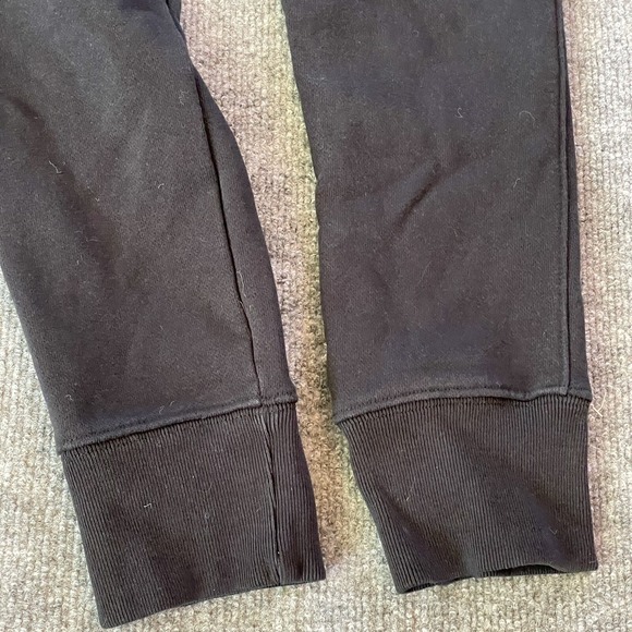 Champion Sweatpants Mens Small Reverse Weave Joggers Black Spellout Logo P1 - Picture 11 of 11